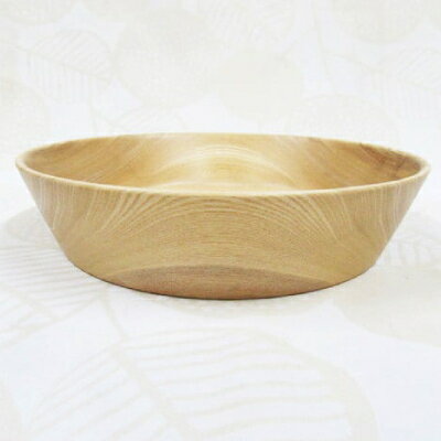【ふるさと納税】十勝の樹々のうつわ 天然木製 おけ型ボウル 24cm 工芸品 食器 お皿