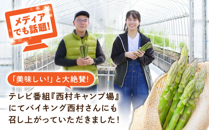 【スピード発送】 アスパラ （約1.5kg）先行予約 夏芽 アスパラガス 旬 野菜 グリーンアスパラ とれたて アスパラガス 朝採れ 三次市/福分アスパラ [APAU004]