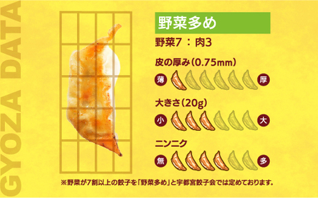 【宇都宮餃子館】　餃子32個入り