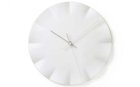 KIFUKU /（HN12-09）レムノス Lemnos 時計 工芸品 装飾品 民芸品 壁掛け時計 伝統技術 インテリア おしゃれ 橋田 規子 波  FAD-0884