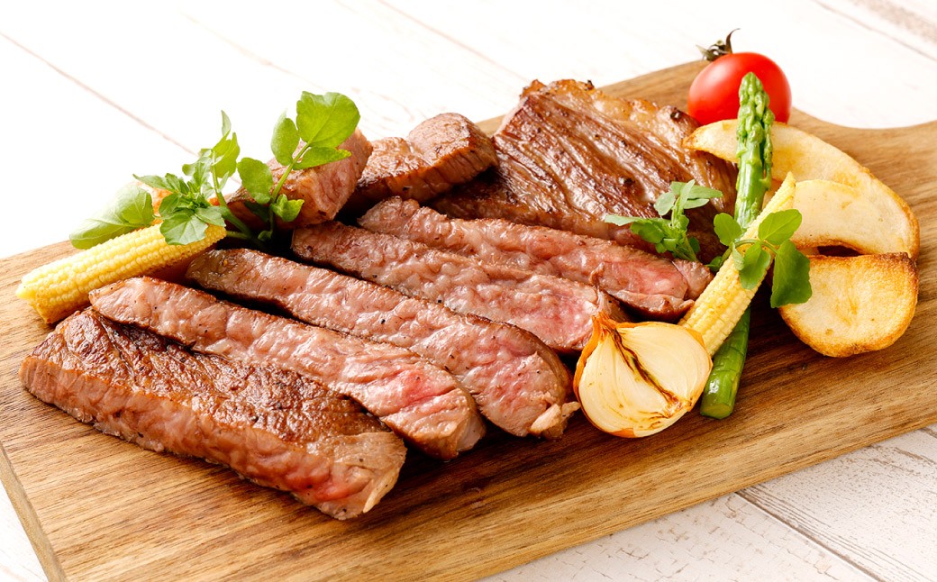 なぎビーフ：ステーキ600g & 焼肉カット600g 計1200g