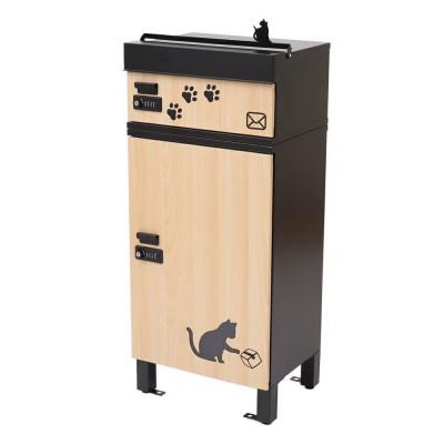 ふるさと納税 小野市 宅配ボックス付ポスト miauler(ミオレ)【ウッドナチュラル】