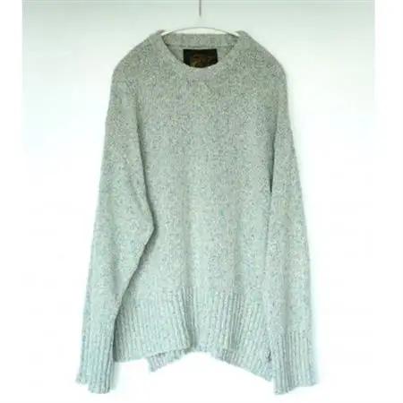 【ezu】color field sweater unabara /天然繊維◆海原◆Lサイズ【1720352】
