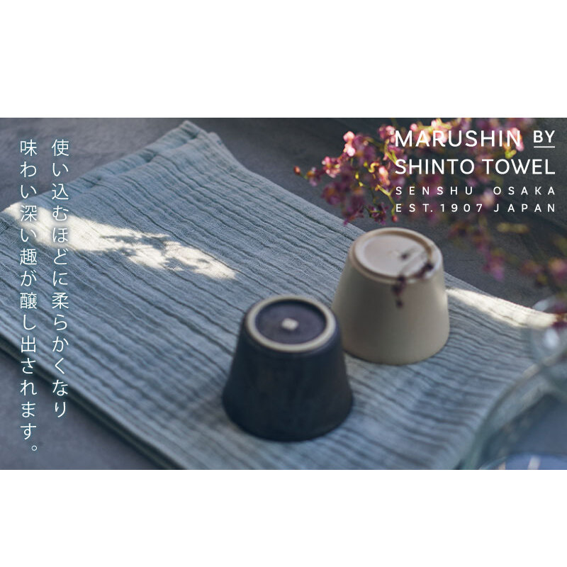 【高島屋選定品】MARUSHIN by SHINTO TOWEL ランダムガーゼ 贈りもの フェイスタオル 3箱セット R-set-1 TST0031_イメージ3