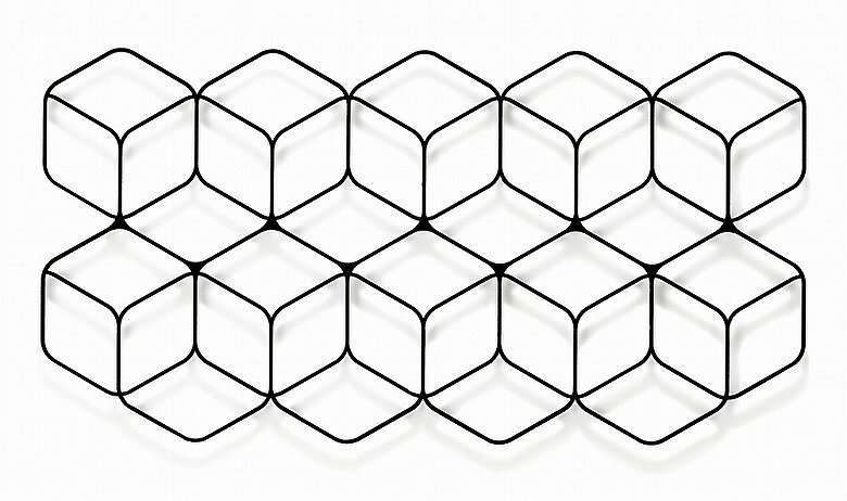 【ふるさと納税】杉山製作所 Fe Wall Deco 2×5 (Fe-14101) ブラック 日本製 国産 鉄 アイアン ウォールデコ 壁掛け 壁 インテリア 壁飾りウォールアート アートボード 雑貨 おしゃれ シンプル オブジェ 玄関 北欧 リビング 置物 D103-01