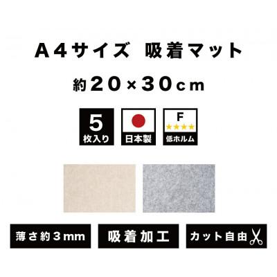 ふるさと納税 海南市 A4サイズの薄型吸着タイルマット(30cm×20cm)5枚入 ベージュ BTS102213101 |  | 01