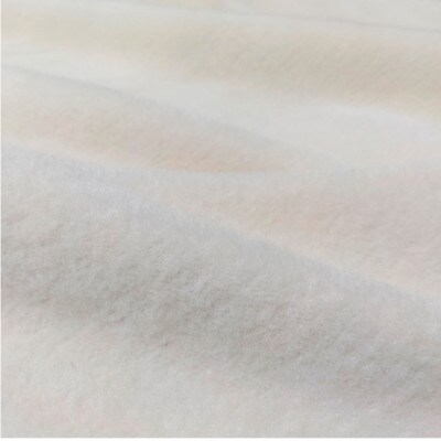 【ひざ掛サイズ】贅沢タッサーシルク100%(毛羽部分)毛布 70×100cm　SILK-H【1417472】