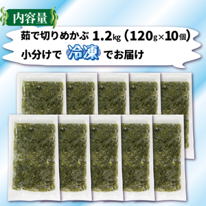 大船渡綾里産 旬ゆで切り めかぶ 1.3kg 130g×10個 冷凍 小分け メカブ 三陸産めかぶ 冷凍めかぶ 小分けめかぶ 綾里産めかぶ めかぶ