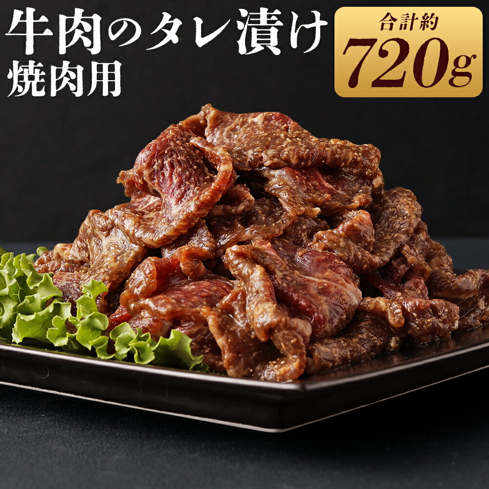 【ふるさと納税】創業100年以上の肉屋が作ったこだわりの牛肉のタレ漬け(焼肉用) 約720g たれ漬け 国産牛 和牛 焼肉 焼き肉 ヤキニク やきにく BBQ バーベキュー お手軽 味付け グルメ 冷凍便 福岡県 糸田町 送料無料