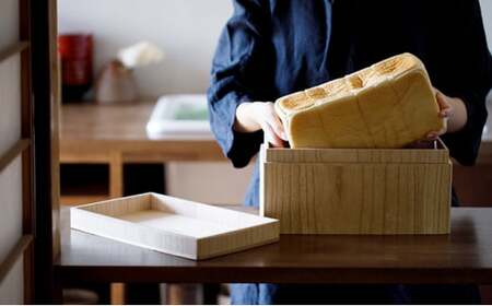 ブレットストッカー KIRIFT キリフト 総国産桐使用 天然蜜蝋仕上げ 桐のパンケース 民芸品 日本製 保存 容器 食パン 2斤 サイズ キッチン用品 キッチンアイテム 職人 手作業 ブレッド ボッ