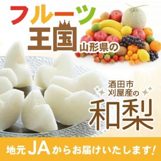 SA2611　刈屋梨 和梨 (品種おまかせ)　約3kg