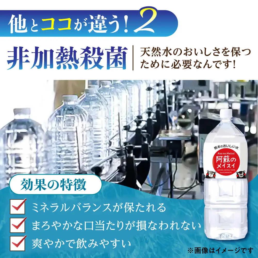 【全6回定期便】 阿蘇のメイスイ 2L 計12本(6本×2ケース) 天然水 BHDG029 天然水