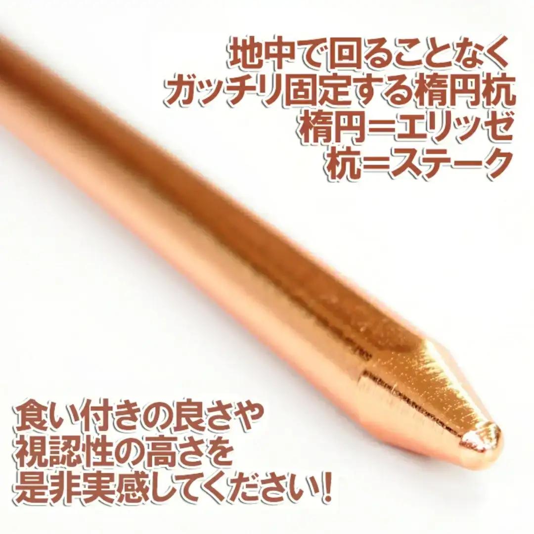 鍛造ペグ エリッゼステーク 38cm ペグ 8本セット ブロンズ