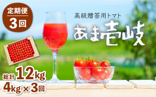 【全3回定期便】高級贈答用トマト「あま壱岐」約4kg [JAE006] 84000 84000円