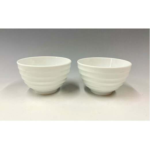 中仙窯 有田焼 白磁小丼ペア（中尾純作） A45-149_イメージ3