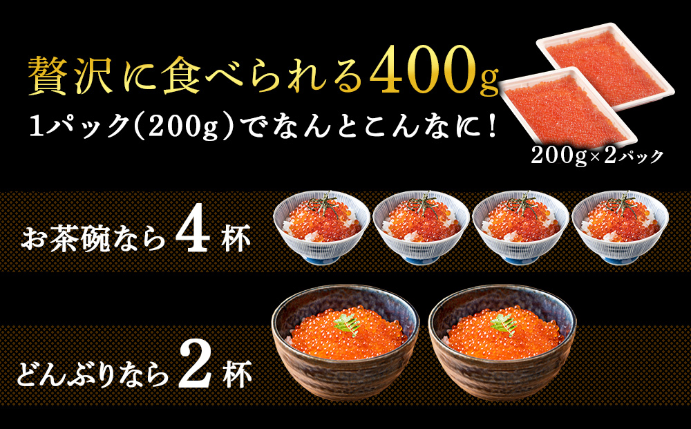 しぶやのいくら醤油漬（ますいくら）400g（200g×2） AK047_イメージ4