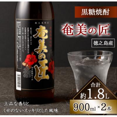 ふるさと納税 天城町 徳之島 天城町 黒糖焼酎 奄美の匠 900ml×2本 25度 瓶 焼酎 お酒