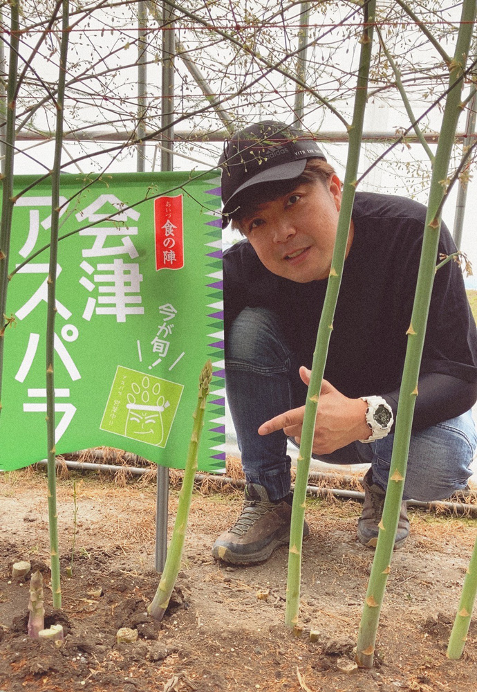 会津若松市産 アスパラガス 1kg｜会津産 野菜 アスパラ あすぱら サラダ 【2026年8月上旬から9月下旬発送予定】 農家 産直 [0656]