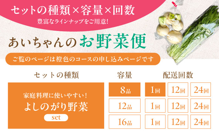 【8品】農薬に頼らない！カラダにやさしい「よしのがり野菜」セット（ショート）【吉野ヶ里あいちゃん農園】 [FAA001]
