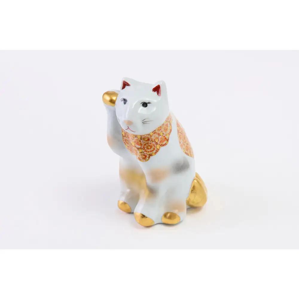 6号招き猫　金襴手