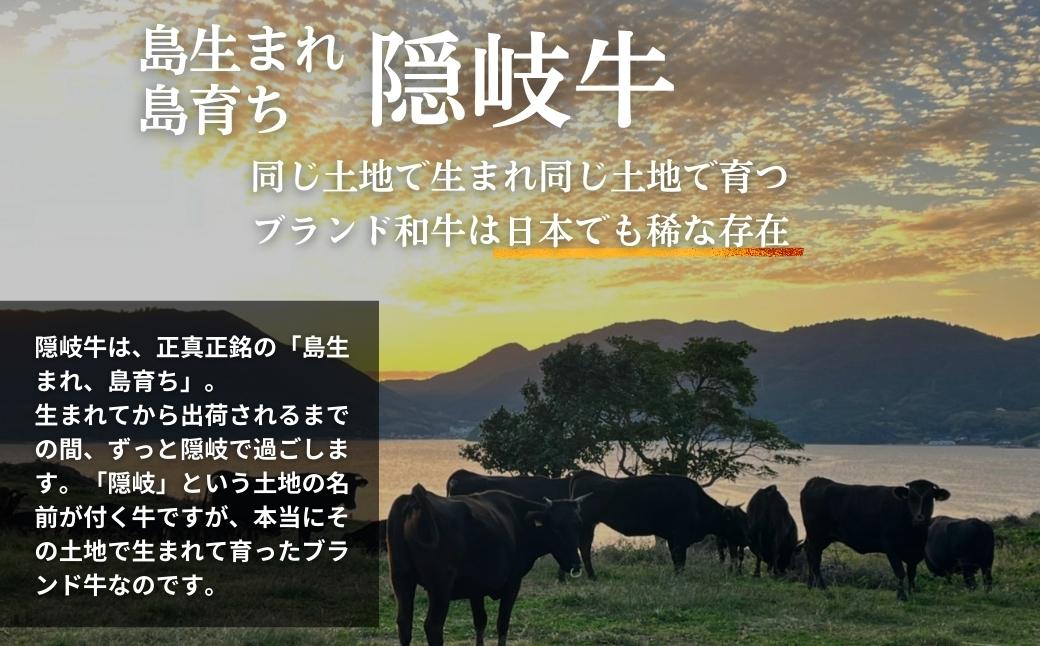 【幻の隠岐牛】島育ちの本物のブランド黒毛和牛 ロース・上赤身しゃぶしゃぶ用 500g