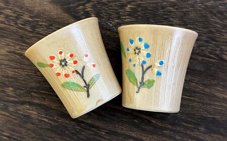 【瀬戸焼】一凛の花ビスク 片口切立酒器セット【まるたか水野コーポレーション】[BBBF009]お猪口 盃