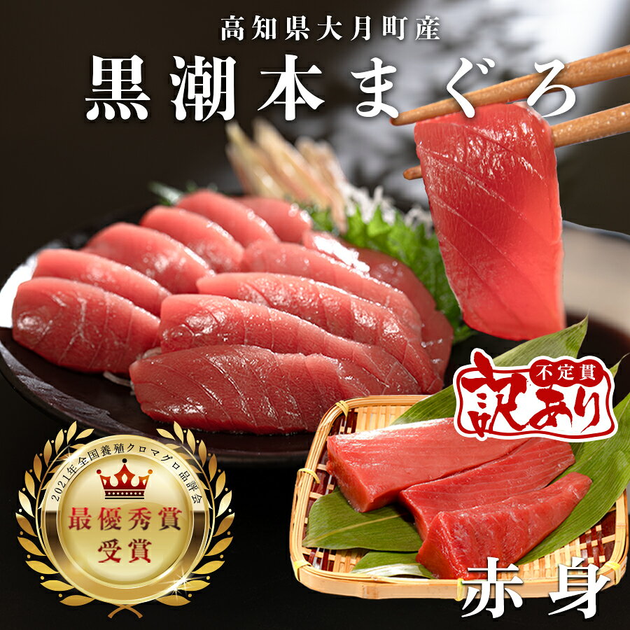 【ふるさと納税】 訳あり 不定貫 養殖本マグロ 赤身 120g 黒潮本まぐろ｜ 不揃い 刺身用 家庭用 最優秀賞受賞 日本一 本まぐろ まぐろ 鮪 小分け 個包装 丼 寿司 柵 急速冷凍 解凍簡単 産地直送 高知県 大月町