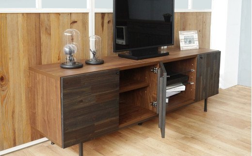 クイナ 178TVボード 【テレビボード テレビ台 テレビ インテリア 組立設置付 梱包材引き取り 家具 国産 TV AV機器収納】(H062186)