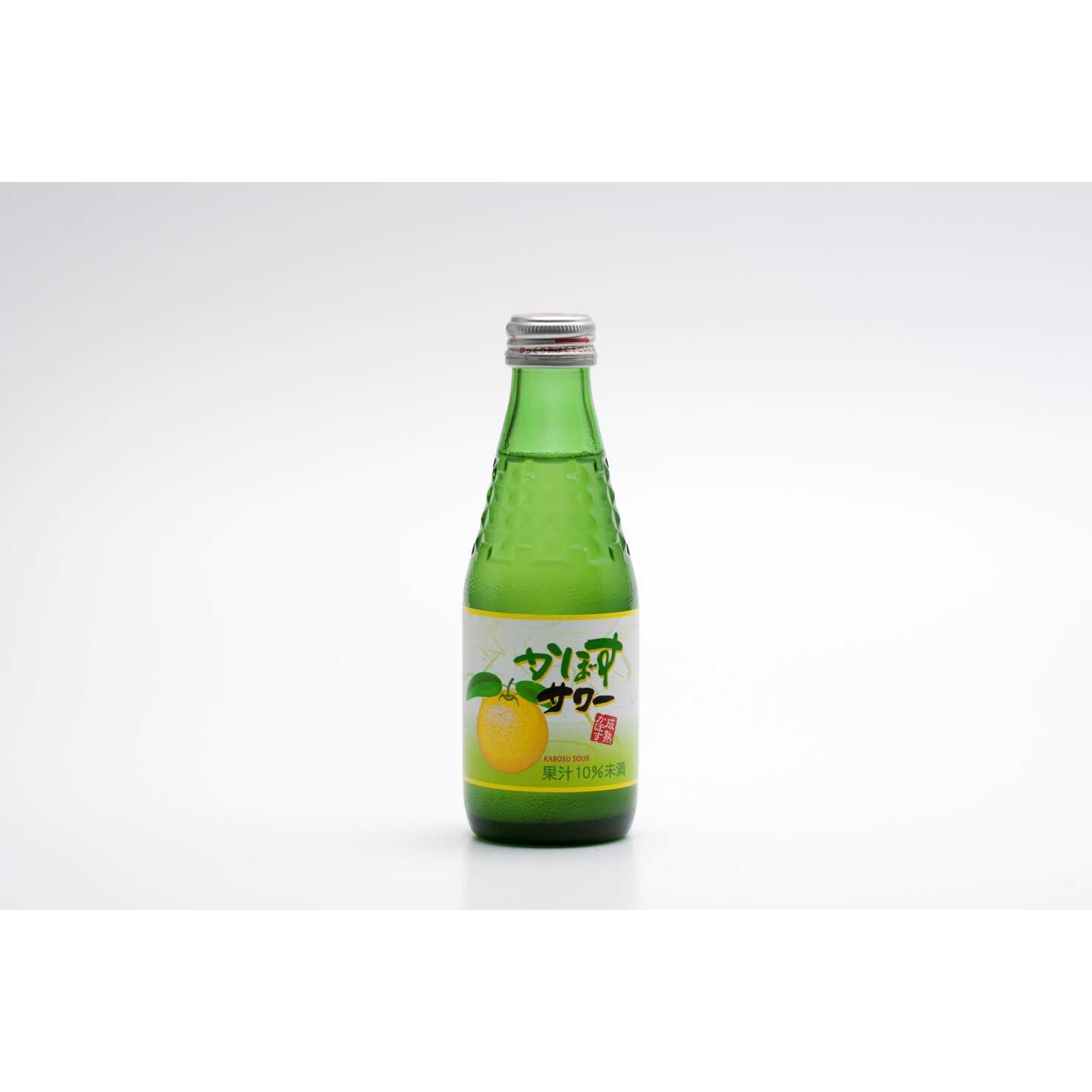 【ふるさと納税】かぼすサワー 180ml瓶×24本 / サイダー 炭酸 ジュース ご当地 / 佐賀県 / 小松飲料株式会社 [41ABAM004]