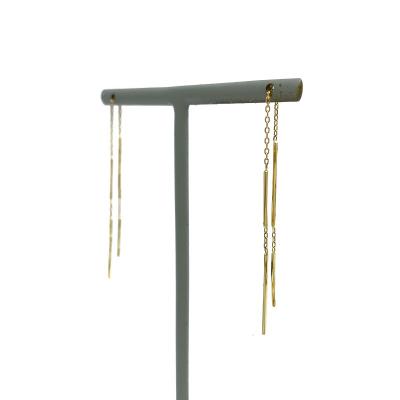 ふるさと納税 甲府市 K18　ゴールド　バー&チェーンアメリカピアスGMJ-1050 |  | 01