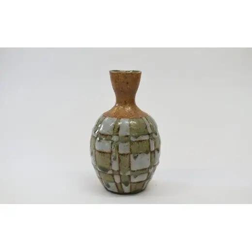 釉彩酒器セット 徳利 お猪口 2個 陶芸品《受注制作》銚子 お猪口 晩酌 日本酒 おすすめ おしゃれ モダン 陶芸 手作り 食器 陶器 陶芸作家