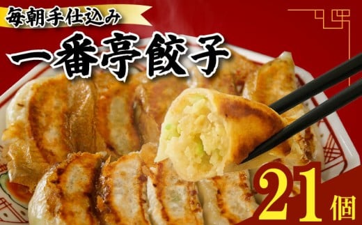 一番亭 餃子 21個 冷凍 モチモチ 皮 野菜 豚肉 満足感 手軽 晩ごはん 惣菜 お取り寄せ 家庭用 冷凍食品 中華 簡単調理 夕食 餃子 ぎょうざ ギョウザ ギョーザ 野菜マシマシ 餃子専門店 「 一番亭 」 にしはらグループ 静岡県 三島市