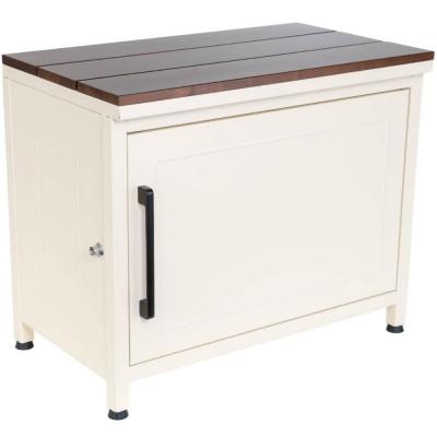 ふるさと納税 松江市 宅配ボックス 大容量 屋外 防水 マンション 個人宅 ベンチ型 WKUT5【ホワイト】