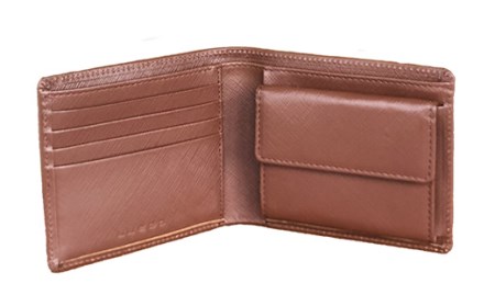 LUEGO Grace Hommeグレースオム 二つ折り財布（ブラウン） F2Y-3290