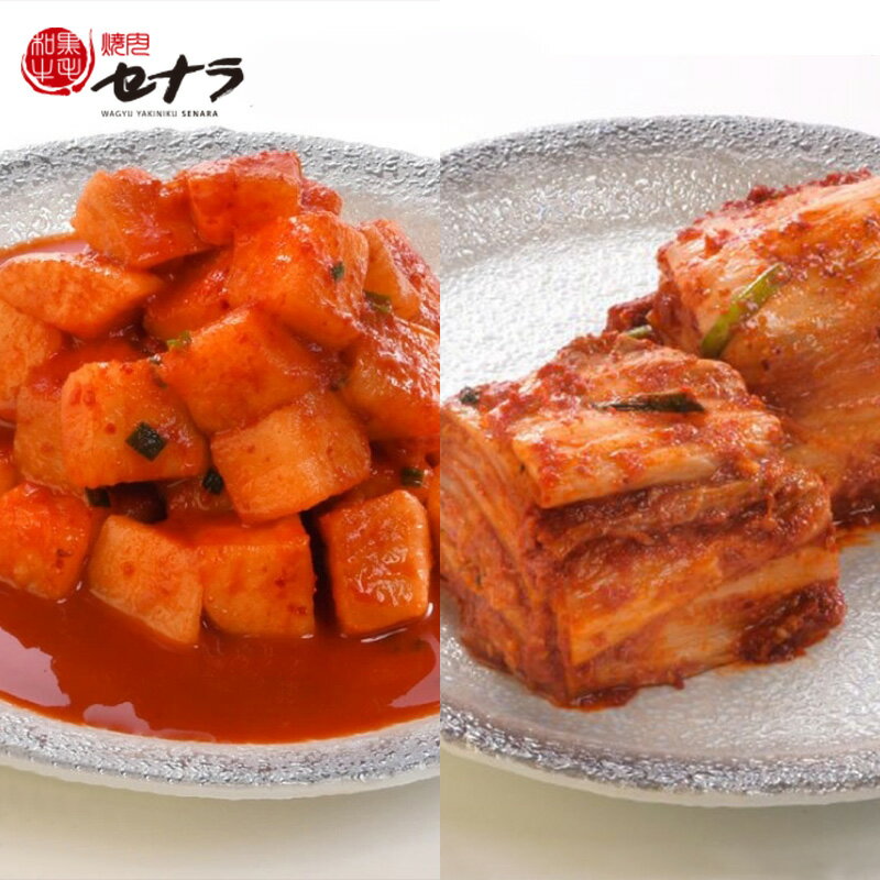 【ふるさと納税】本格キムチ2点 詰め合わせセット　【11100-1606】