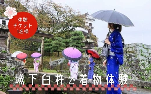 
城下臼杵で着物体験（１名様体験チケット）
