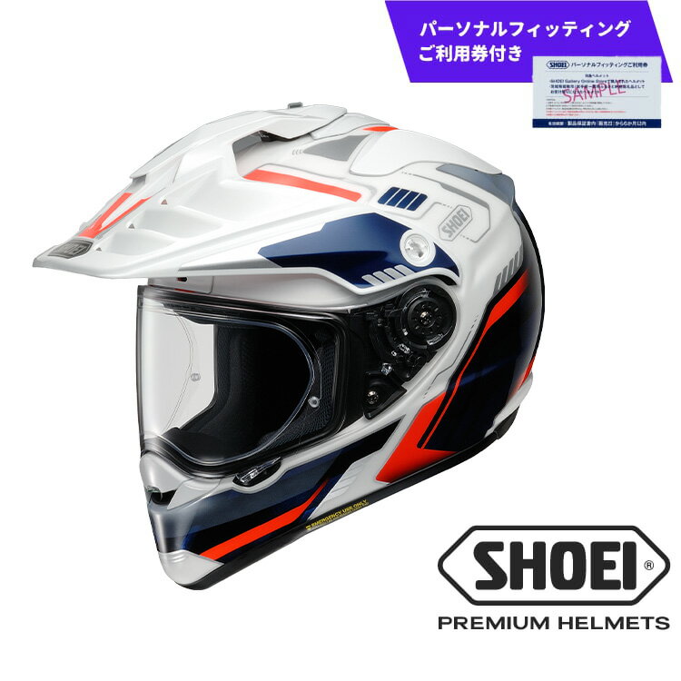 【ふるさと納税】SHOEI ヘルメット HORNET ADV INVIGORATE TC-10 (RED/BLUE) パーソナルフィッティングご利用券付 ふるさと納税 多目的ヘルメット バイク スポーツライディング おしゃれ SHOEI 安全 装備 ライダー メンズ レディース 送料無料 岩手県 一関市