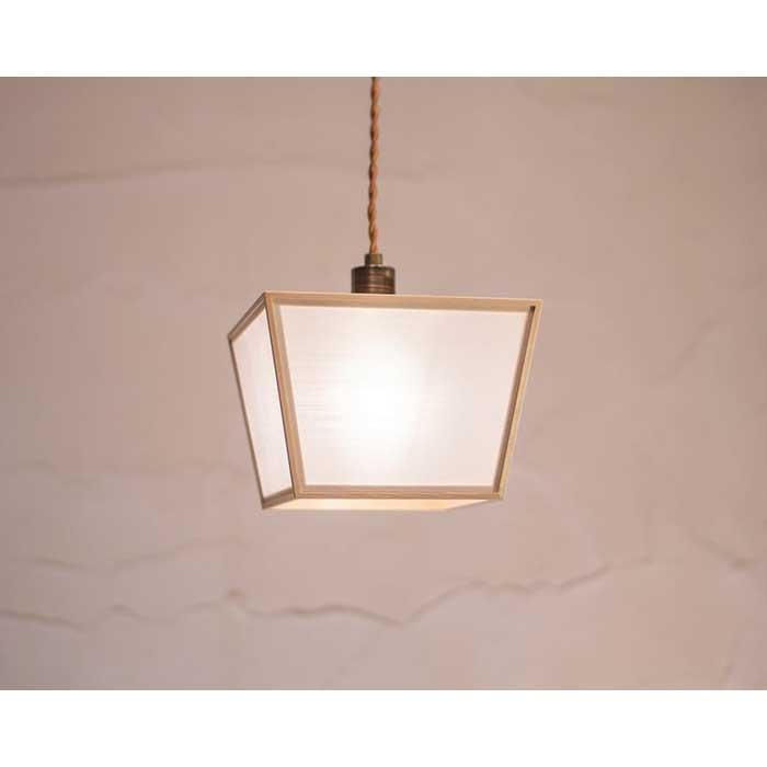 【ふるさと納税】【照明／国産檜】ペンダントライト/CombinationLamp『升 shou』 ホワイトフォール　AP861-A