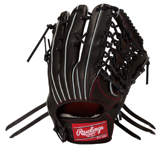 ローリングス (Rawlings) 硬式 外野手用 グローブ  グラブ 日本製：左投げ用 ブラック