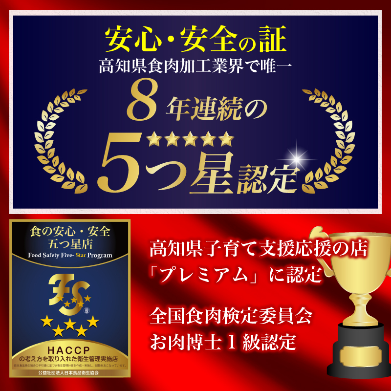 自家製 手作り 黒毛和牛ハンバーグ 約90g×8個 総計約720g ハンバーグ 国産 牛肉 100％ 【(有)山重食肉】（室戸海洋深層水塩使用）_イメージ4