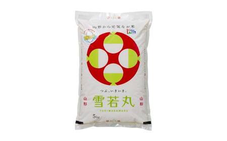 FYN6-270 【定期便3回】令和7年度 山形県 西川町産 無洗米 雪若丸 5kg×3回 合計15kg 精米 白米 米 こめ ライス ごはん ご飯 ブランド米 銘柄米 家庭用 自宅用 贈答用 お取り