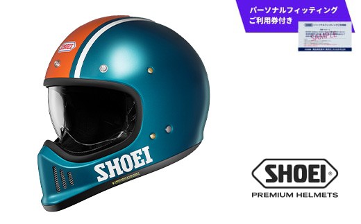 SHOEI ヘルメット「EX-ZERO AVENTURE TC-2 (BLUE/ORANGE)」Mサイズ パーソナルフィッティングご利用券付 バイク フルフェイス ショウエイ バイク用品 ツーリング SHOEI品質 shoei スポーツ メンズ レディース