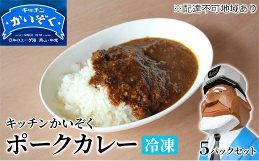 
冷凍 ポーク カレー 5パック セット キッチンかいぞく 岡山 B級グルメ [№5735-1827]
