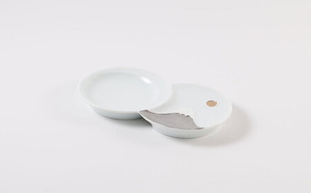 【波佐見焼】富士山 金＆銀 おめでたい ペア豆皿【福田陶器店】[PA366]