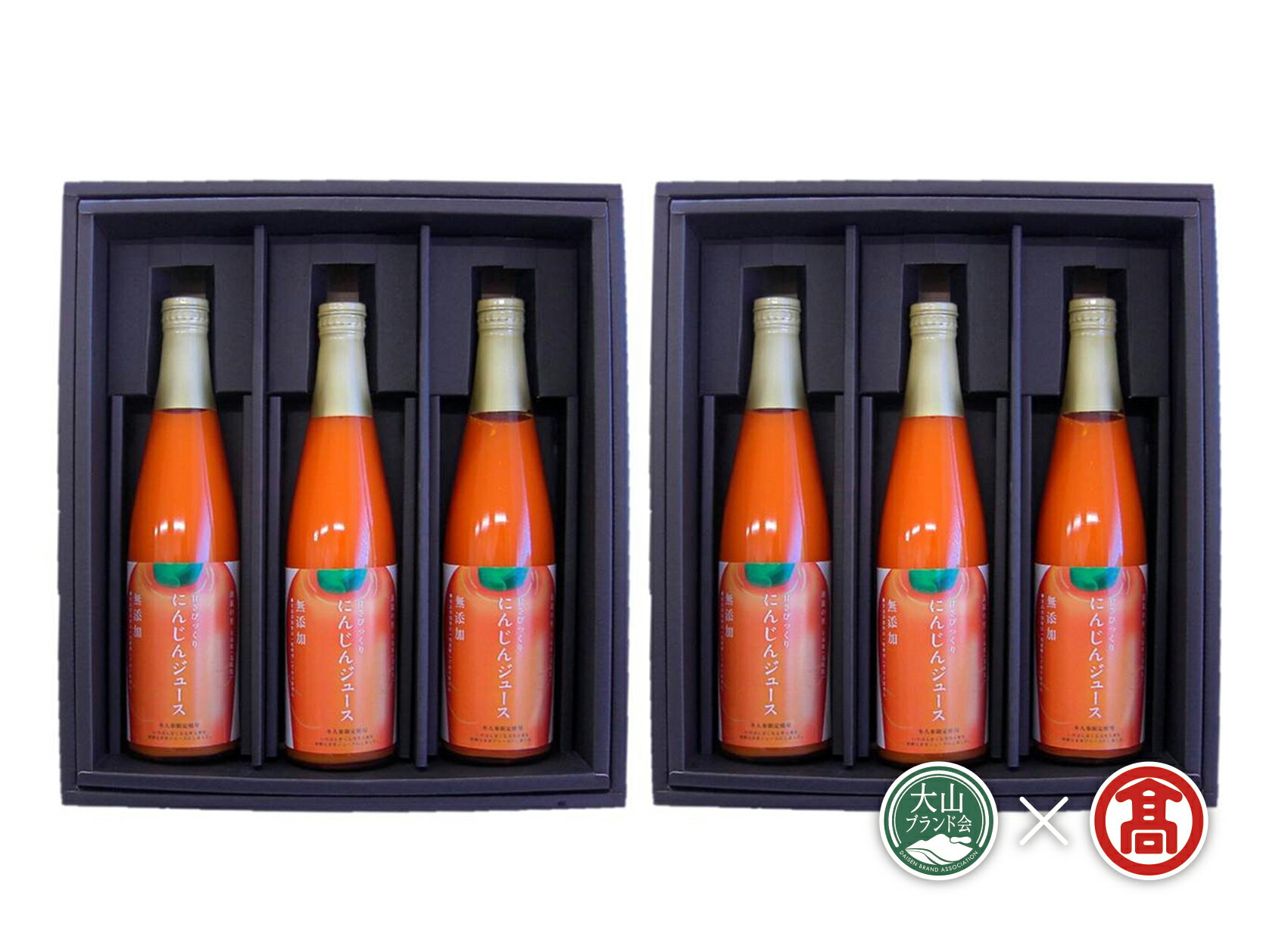 【ふるさと納税】＜日南トマト加工＞にんじんジュース6本セット（大山ブランド会） BF5 500ml×6本 人参/キャロット/ストレートジュース/産地直送/ベータグロリア/鳥取県/贈り物/ギフト
