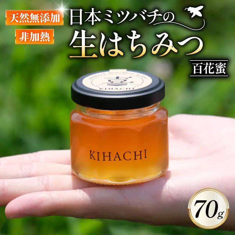 はちみつ 70g 無添加 非加熱 ハチミツ 希少 日本ミツバチ