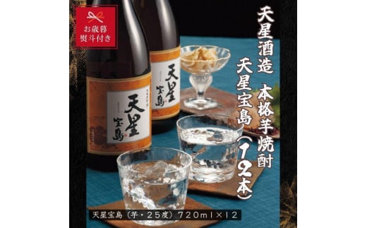 【お歳暮】天星酒造　本格芋焼酎　天星宝島７２０ｍｌ×１２本セット