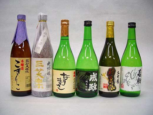 南砺市地元酒蔵3社の日本酒厳選6本セット