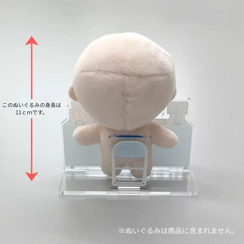 アクリルぱぺスタンド（ぱぺスタ）パステルブルー