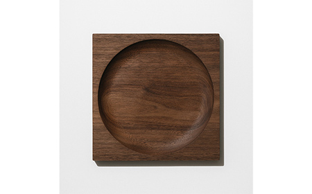 SKOP SOLID DISH (スコップ ソリッドディッシュ) ウォルナット材 Lサイズ 1枚 木皿 F2Y-5842